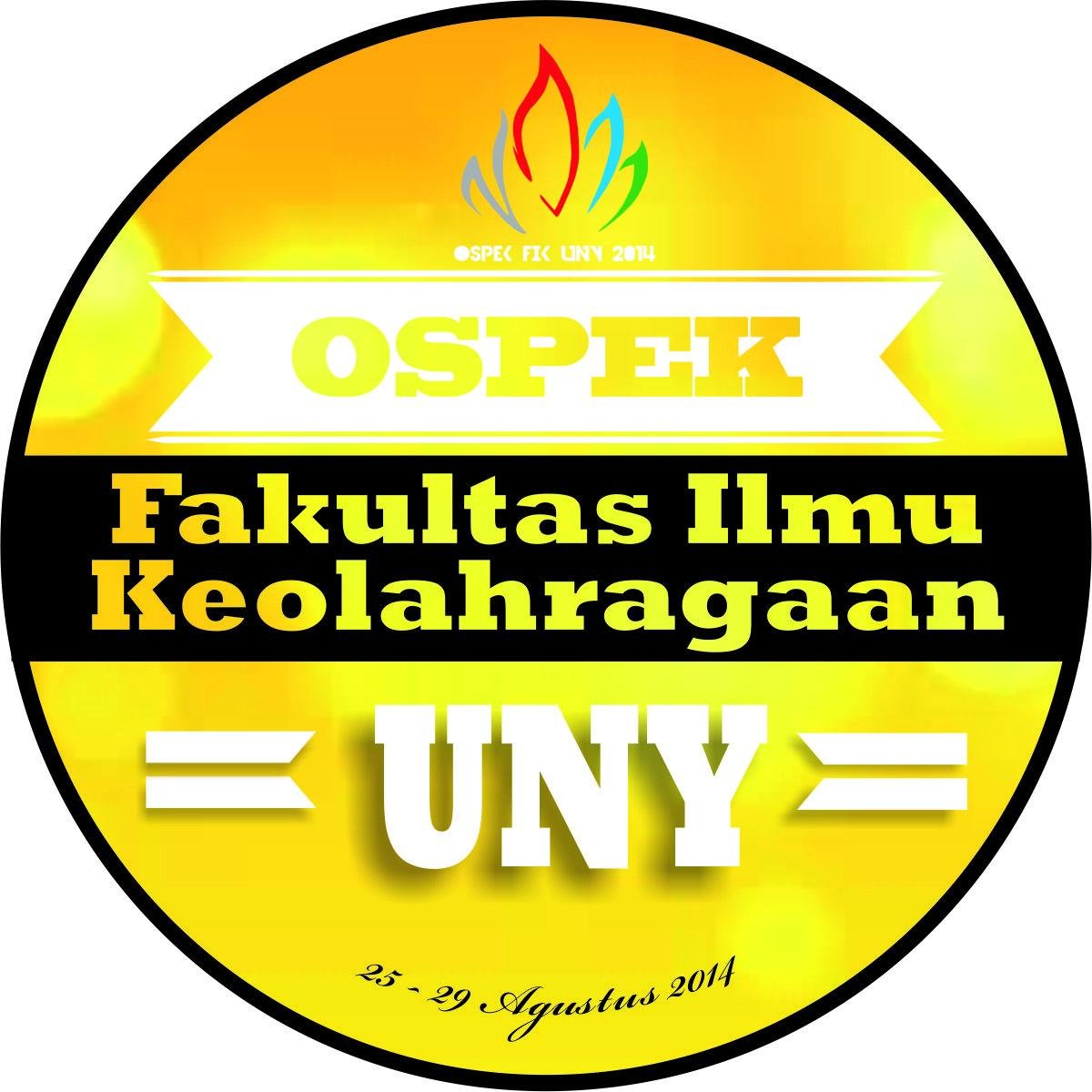 Ospek Fakultas Ilmu Keolahragaan UNY 2014. CP: SMS 085 8152 959 50 / WA 085 743 580 054 / BBM 7B94E34B