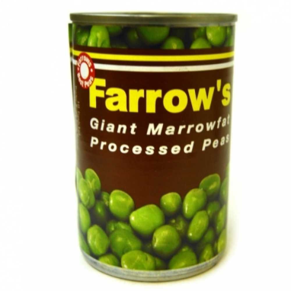 Farrow's Giant Marrowfat Processed Peas: they're pea-riffic!