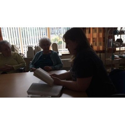 Reading Aloud for relaxation. Small groups in community settings