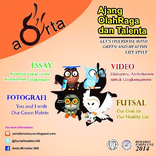 AORTA (Ajang Olahraga dan Talenta)
Cooming Soon
support by : @HIMABIO_UNS