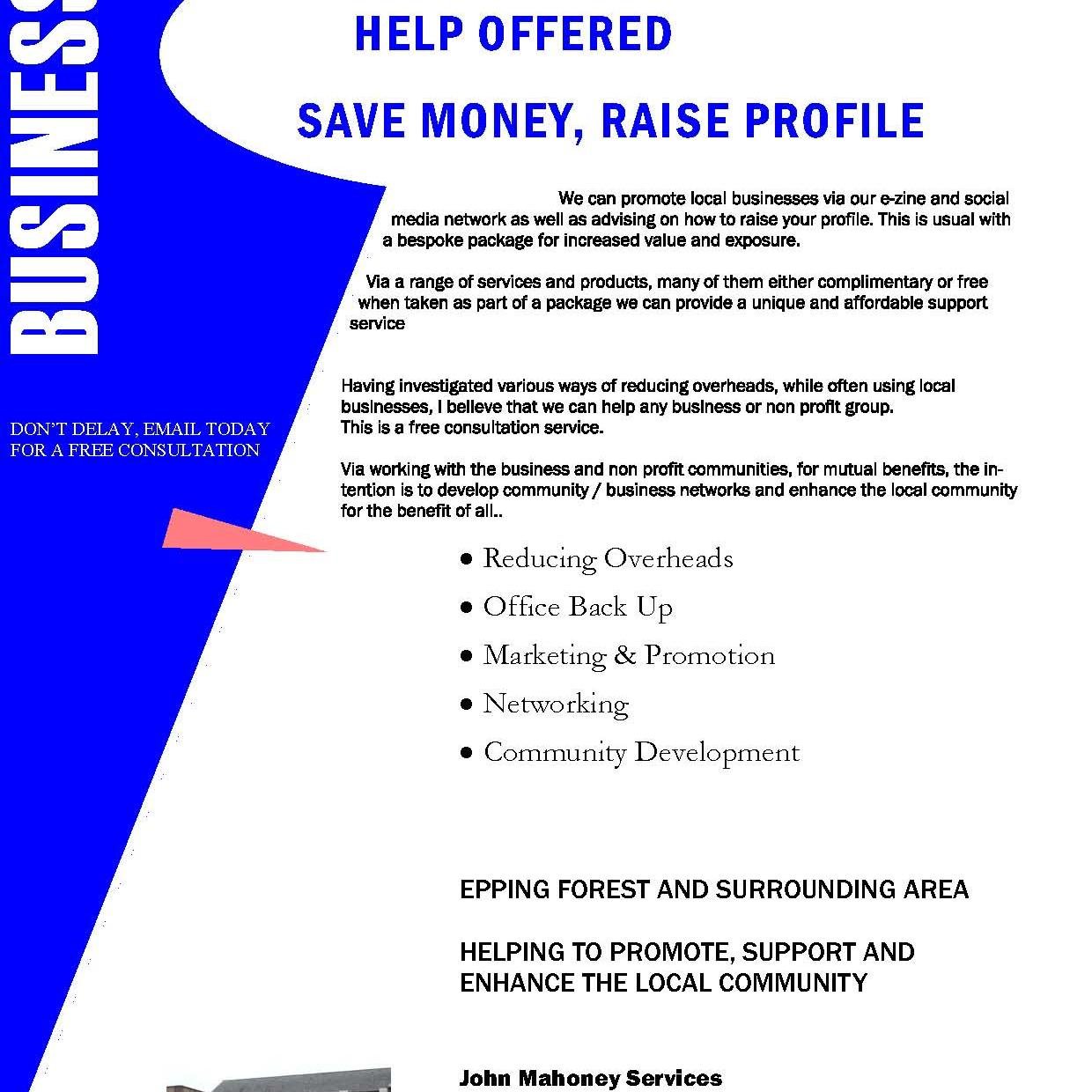 Looking to help all local profit and non-profit groups - promotion and increased profitability - free guide just email jmservices@uwclub.net