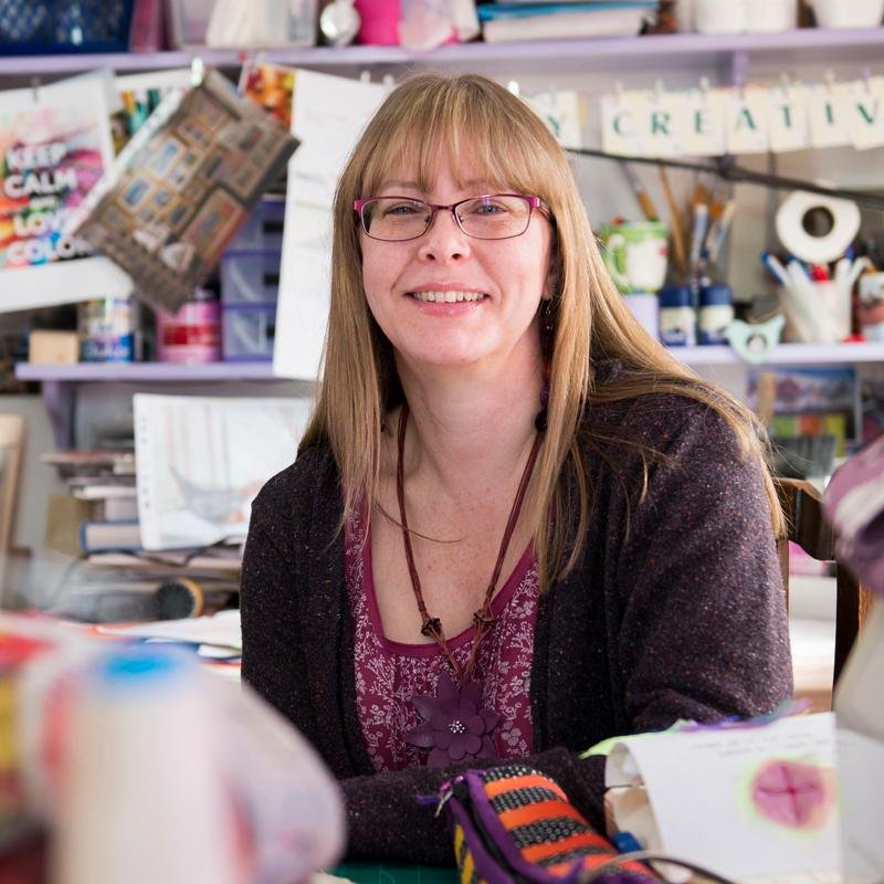 AngleseyTextile's profile picture. Award winning textile artist creating bold and vibrant hand painted silk and appliquéd artwork of the beautiful Isle of Anglesey and North Wales landscape.