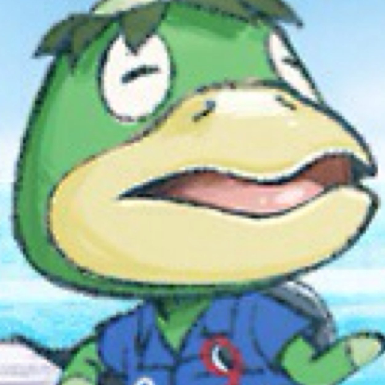 Har har har! Would ye' like to take a boat trip with good ol' Kapp'n? But I'll have to hold on to ye' effects for ye'.. Heh. [Animal Crossing/RP]