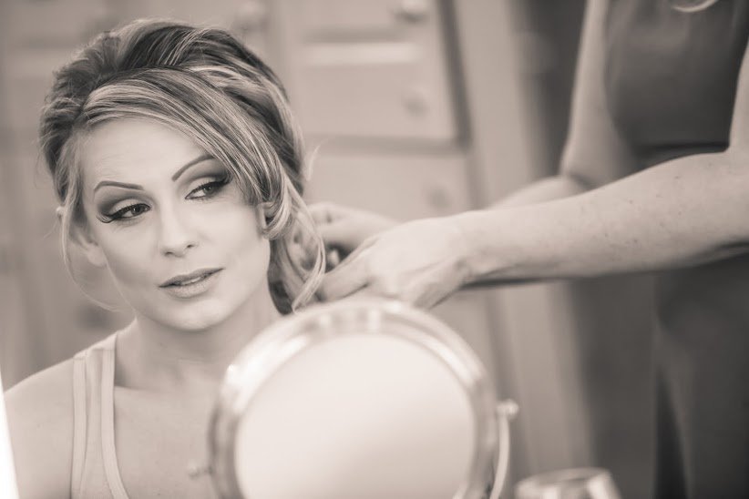 Pampered Weddings is a Bridal Beauty Service that provides hair and makeup artistry on location.