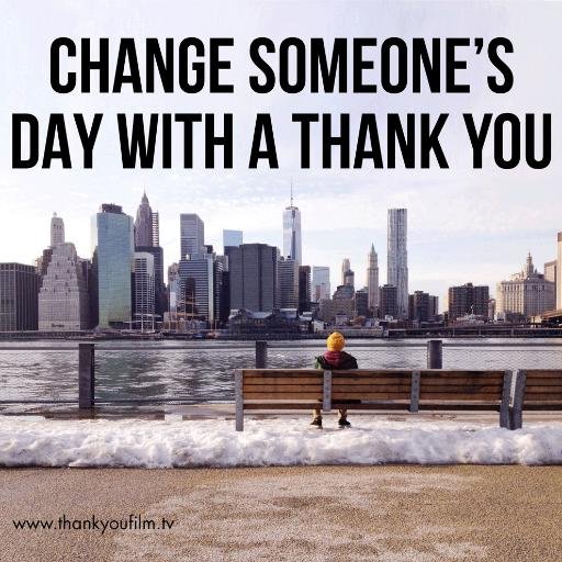 Here's your chance to say thank you. Everyone's got a special story, what's yours? #thankyoufilm