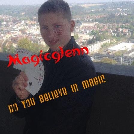 Magicglenn vooral bekend om zijn street-magic. 
Bekend als de nederlanse dynamo 

Onze nieuwe tv serie do you belive in magic. Onze opnamens zijn begonnen.