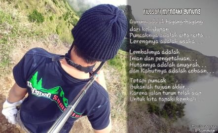 Berbagi waktu dengan alam Kau akan tahu siapa dirimu yg sebenarnya
