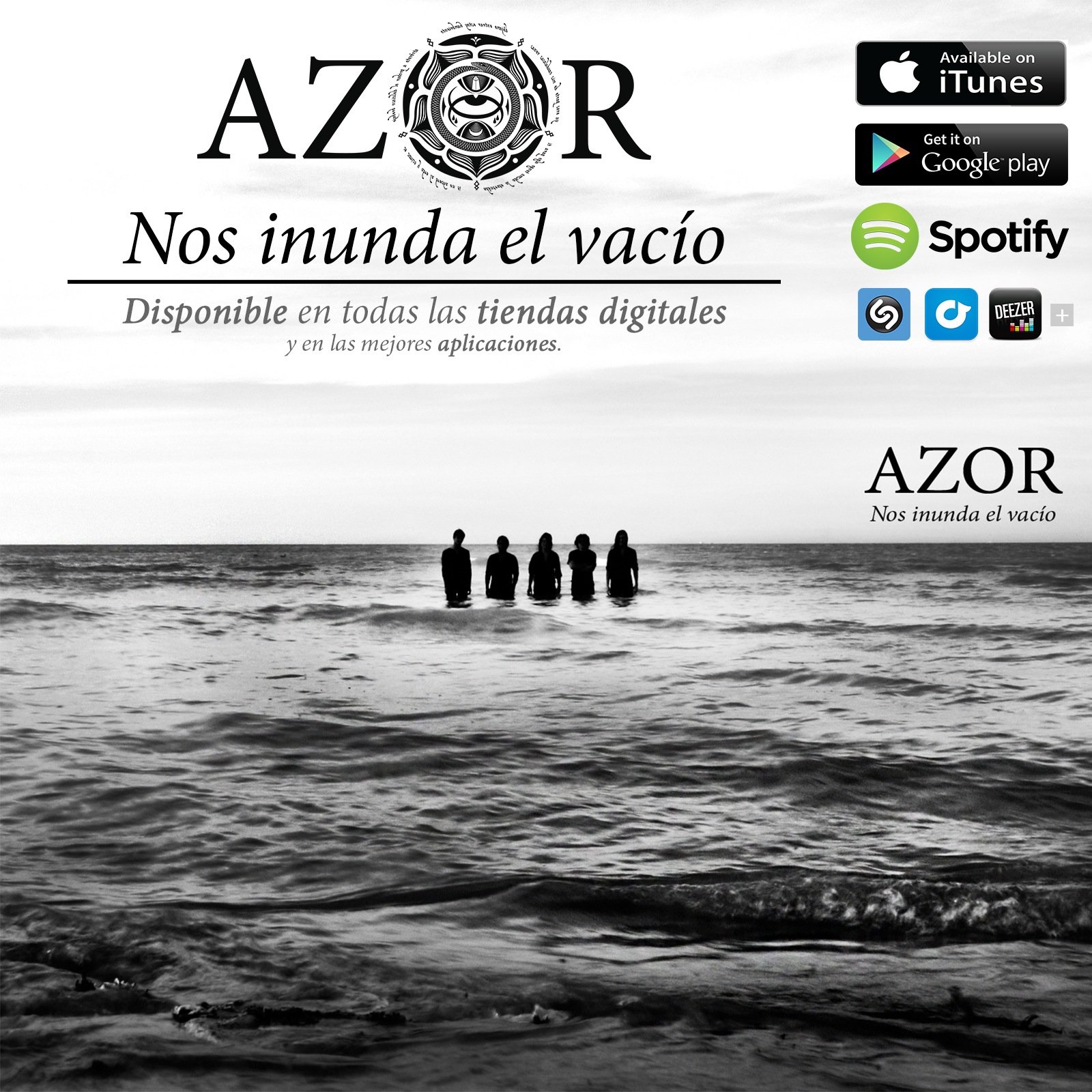 Banda de Rock Alternativo con EP Nos inunda el Vació                         Disponible en tiendas digitales