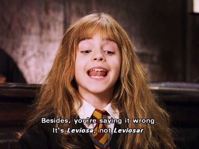 Im Hermione Granger, and you are........?