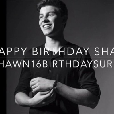 Creator of #Shawns16BirthdayVideo Follow my Other account @Steph_Lugo7 TWEET SHAWN PLEASE