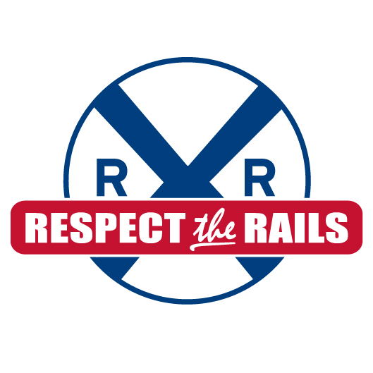 Be safe near railroad tracks! Look and listen when walking, biking and driving near railroad safety gates.