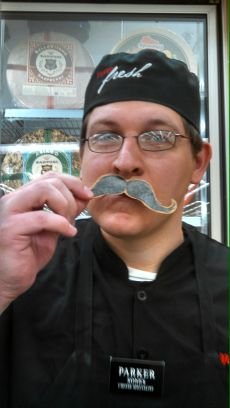 I currently work as a Cheese Specialist for Hy-Vee, and I love what I do. how many people get to say they cut the cheese daily, and get paid for it?!