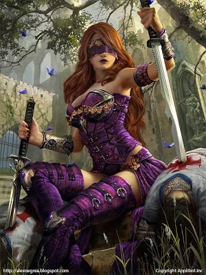 my name is Zestia and I am a blind warrior of Gondor, I have a cousin who travels with me but he tends to leave me be unless I need him (21+ single ship Mc)