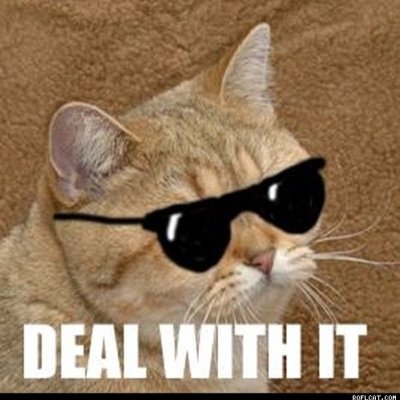 Deal With It Created by: @bishopsx02 and @sanderson_93