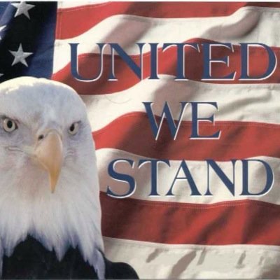 United we stand! We are One Nation Under God Fight for what you love, and fight for what you believe in!
