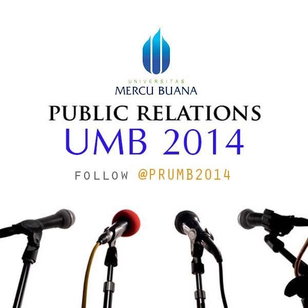 Akun Resmi MaBa PR UMB 2014 |  #CariTeman cek following | feel free to ask, PR pals! ;)