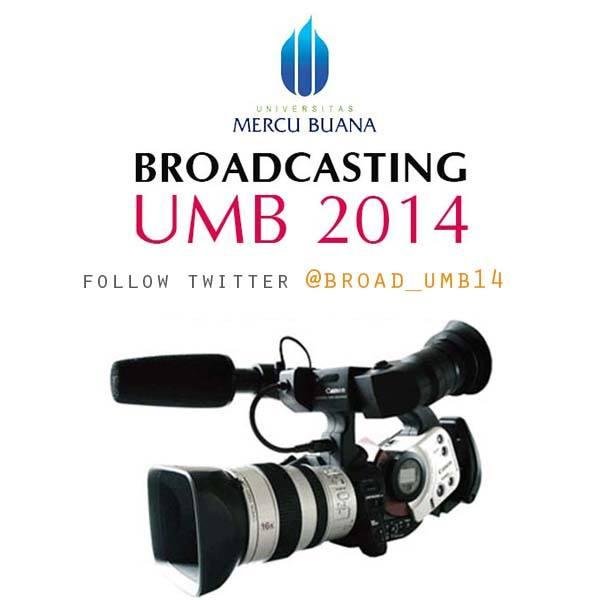 Akun resmi mahasiswa Broadcasting Mercu Buana 2014 || feel free to ask, yeah!