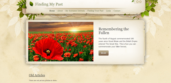 Website to help people find their family history. This site has links and genealogical news!