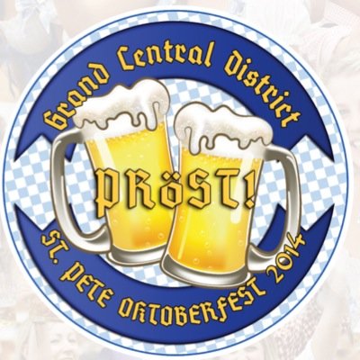 Celebrate St. Pete Oktoberfest in the Grand Central District! Saturday, Sept 19th, 1pm-11pm on the 2900 block of Central Avenue. Hosted by @GrandCentralSP.