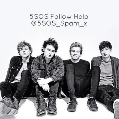 Please follow @5SOS_Spam_x – we're a follow help account, and we fb fan accts ❤️