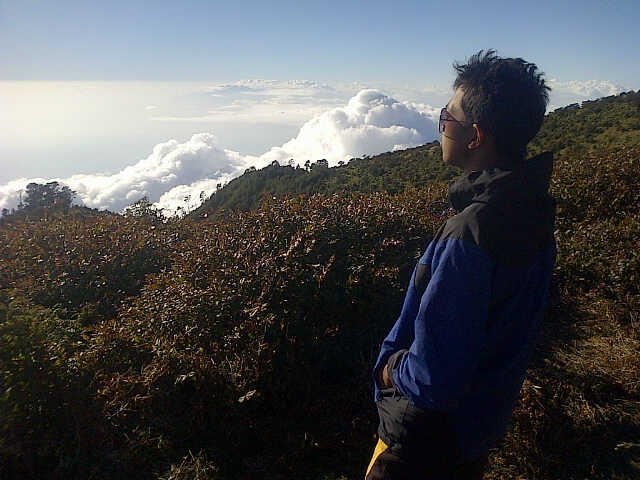 terus bersyukur.... My hoby is playing futsal ... Hiking