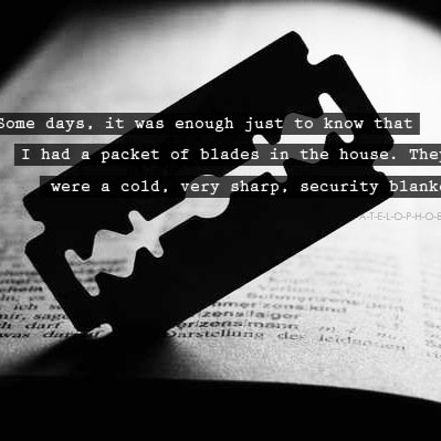 Every cut is a battle i lost