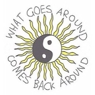 Inhale the good shit & exhale the badshit.
