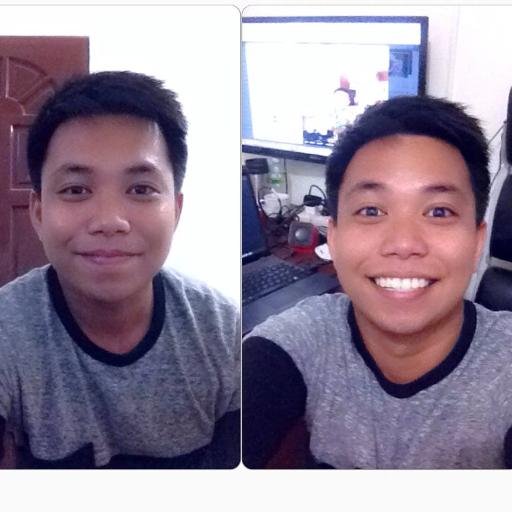 happy & contented.