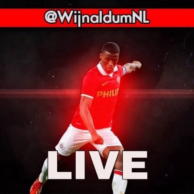 Dit is het officiële LIVE-account van @WijnaldumNL, hier vind je alle LIVE-verslagen van PSV.