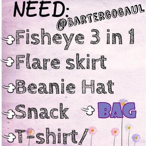 Barter? Mention!.. bartergogaul@yahoo.com  Close :) follow @bluecitashop lagi ada sale muuraah bangett, barangnya lucuu:3 thanks--