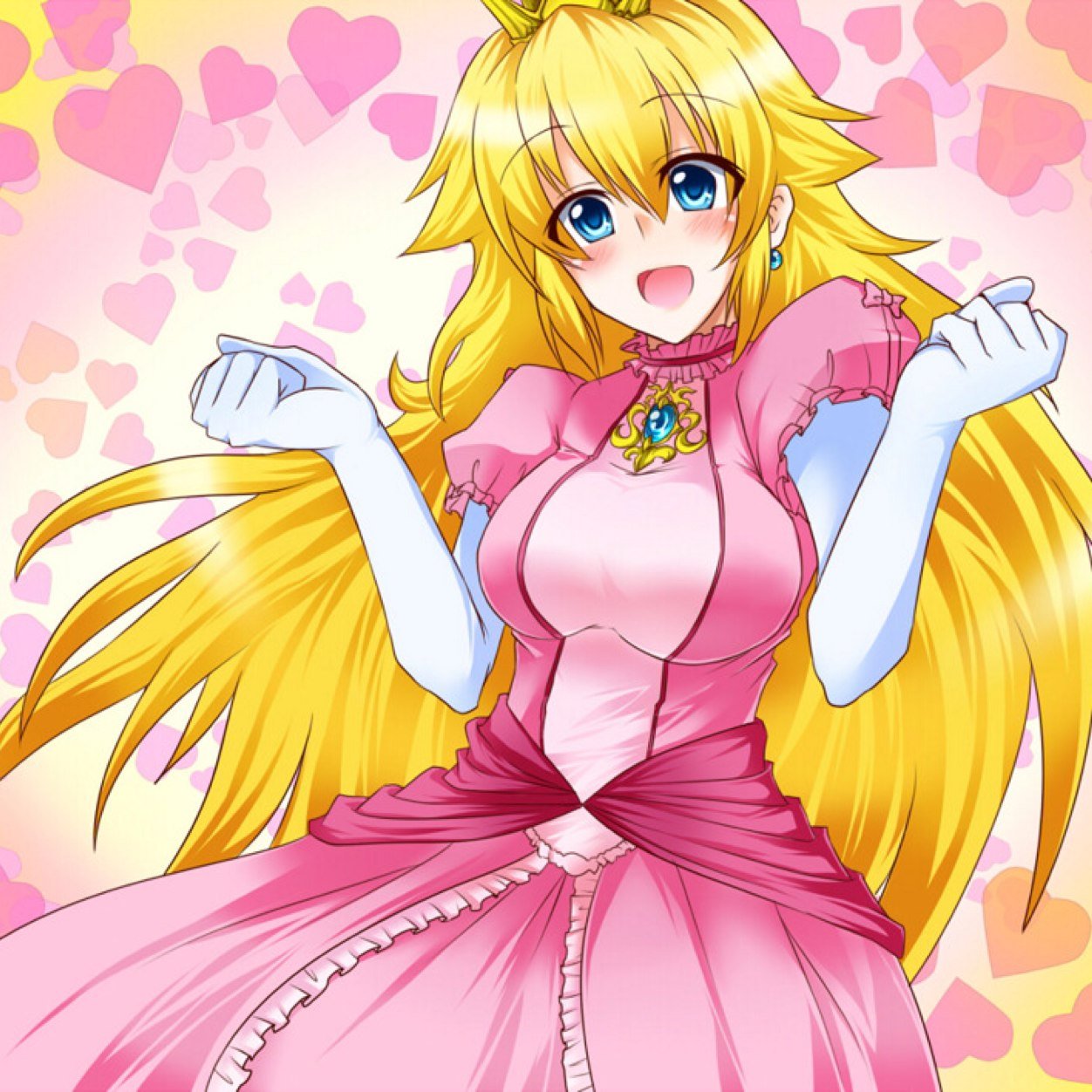 The ruler of the Mushroom Kingdom, now on Twitter. Pink is the best color ever. [#SSBRP]