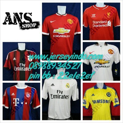 jual jersey KW grade ori 99% mirip ori untuk bahan,jahitan dll. http://t.co/VrnwC5o2jn for more info contact 08988934527
