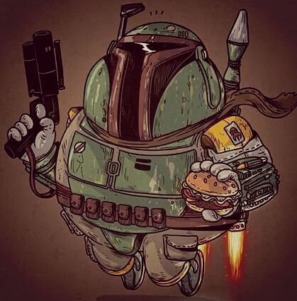 Boba Fatty rulez all. His only weaknesses are food, females, anime, and geek culture. #powerful #deathsquad
