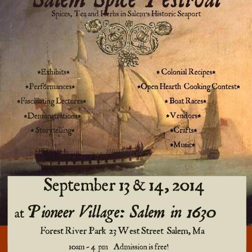 SalemSpiceFest's profile picture. Celebrating nearly four centuries of history with spices, herbs and teas.