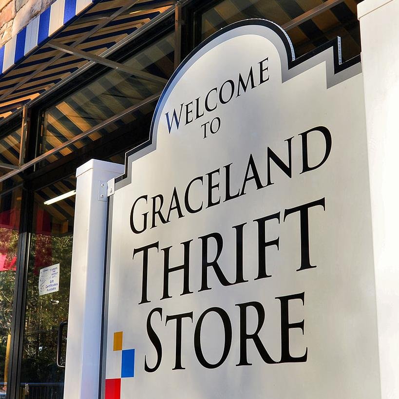 Purchases at Graceland Thrift Store benefit The Children's Village at Christian City- a safe and loving home for children who have been neglected or abandoned.