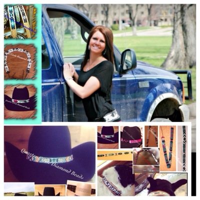 I make custom and unique beaded items- hat bands headbands belts dog collars tack ect. High quality, timely production and great service!