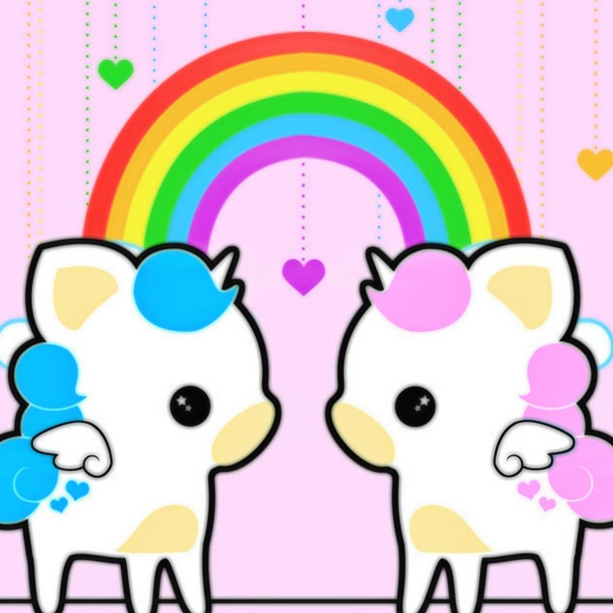 Me and my Best Friend share this twitter.. We are youtubers!!We do challenges!! We always need questions for Q&A!!! Check us out 2Unicorns 1Rainbow.. So yeahh!!