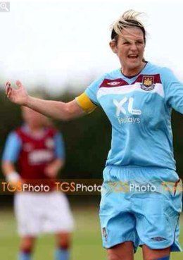 West Ham United Ladies supporter . #COYI
