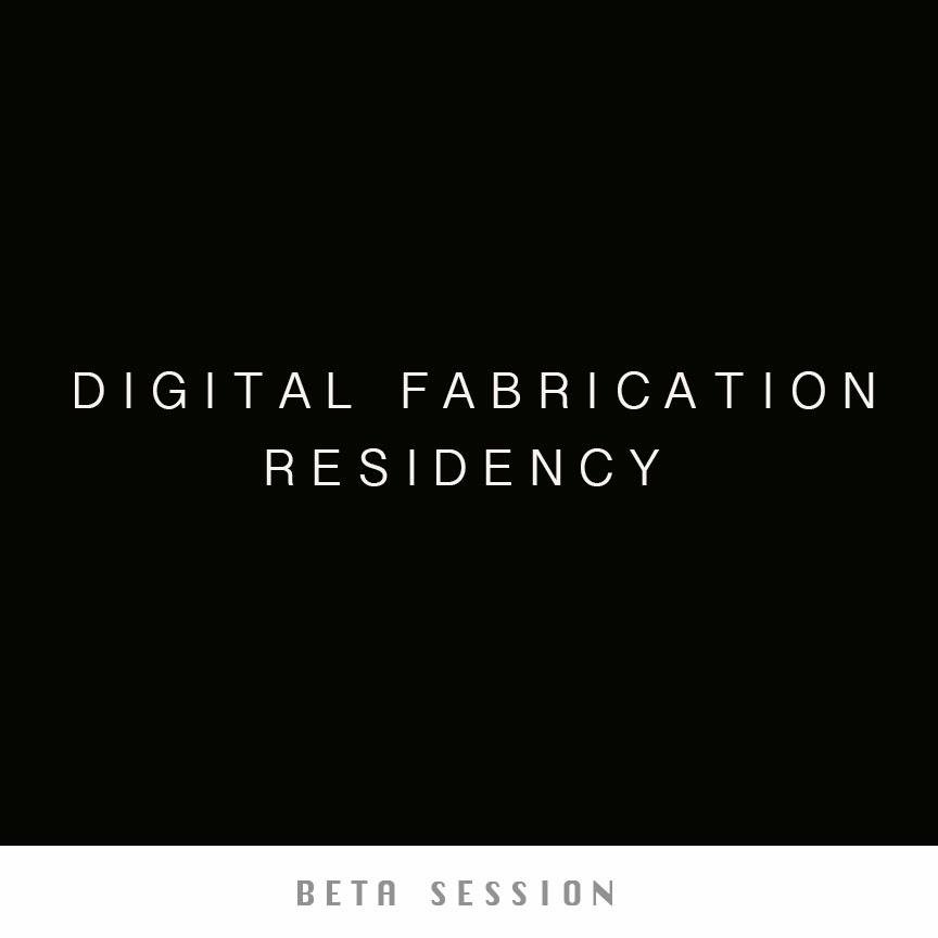 Digital Fabrication Residency is an intensive incubator concentrated on the use of digital fabrication in contemporary art and design.