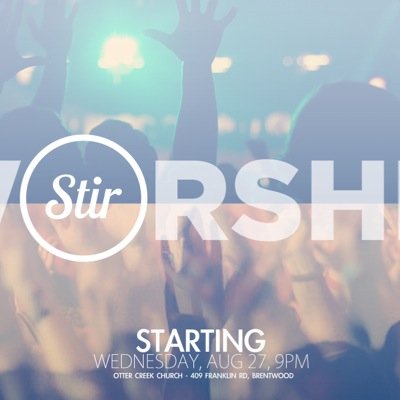 A worship gathering in Nashville seeking to inspire community, a life of worship & work together to further the Kingdom of God.
Wed. nights, 9pm at Otter Creek!
