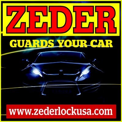 Zeder car lock is a new revolutionary vehicle anti theft device. It safely immobilizes the vehicles steering with a simple turn of a key after installation.