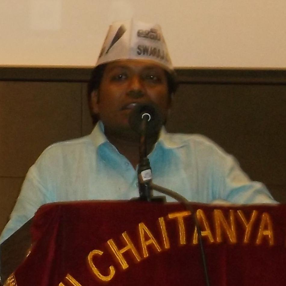 I am aam aadmi party andhra Pradesh state treasurer