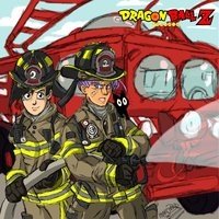 We help the @DBZPolice to take out the fire