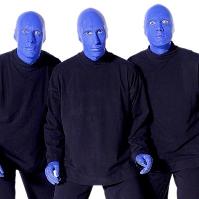 These guys are so amazing, and I love them so much. Fan twitter account for the amazing Blue Man Group.