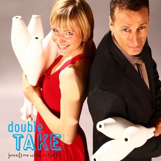 DoubleTake: Two equally talented, world-class jugglers present their own unique, international twist to juggling.