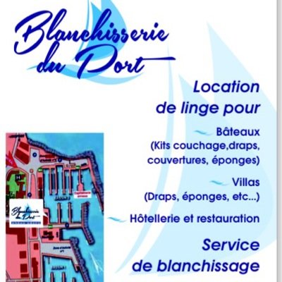 Blanchisserie sur le Port d'Hyères Ouvert 6 jours sur 7 du lundi au samedi 04 94 00 64 34