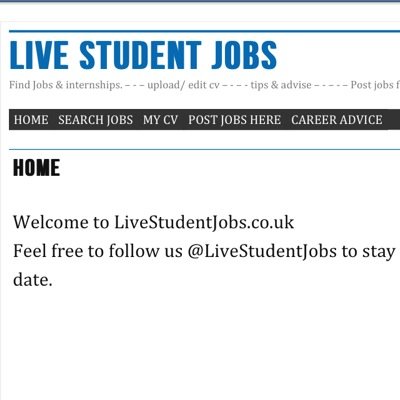 Welcome to http://t.co/8797UIsOIO #GraduateJobs, #Internships, #Placements, #Parttime #Student And Graduate News #Career #Employment #Resources