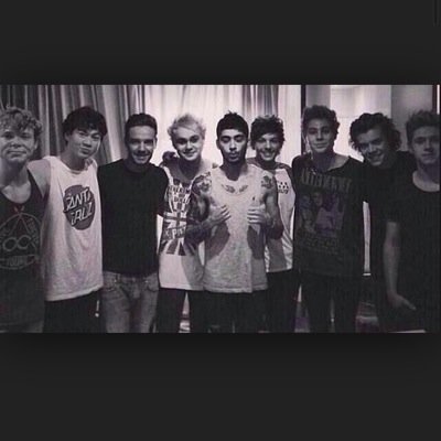 Send us a selfie and we will ship you with 1D and 5sos :) Access to band account/4