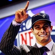 Back up QB of the New England Patriots. Successor of Sir Tom Brady. THE Quarterback of the New England Patriots Parody Account #JimmyFootball
