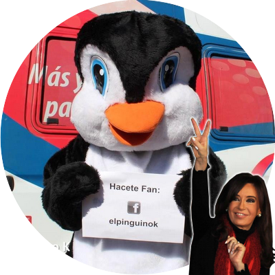 elpinguinodelak's profile picture. Twitter Oficial del Pinguino K. Acompaño este modelo de país inclusivo como Mascota Oficial K, junto a Cristina y recordando a nuestro querido Néstor.